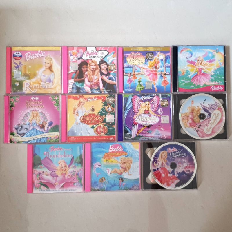 Original Movies VCD & DVD (Barbie, Tinkerbell, etc)