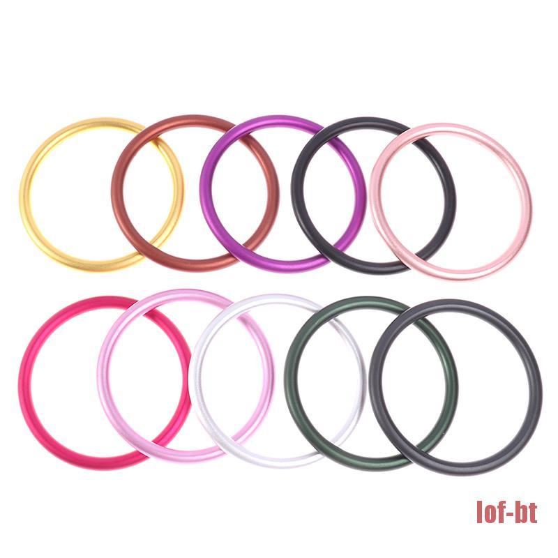 Lof-bt 2Pcs Sling Ring Bahan Aluminum Untuk Gendongan Bayi