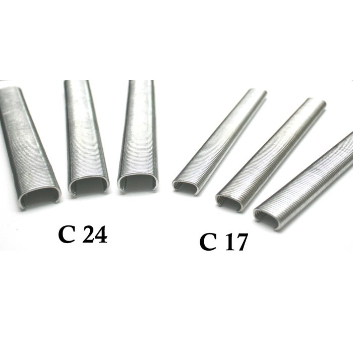 C Ring 17 (17mm)  atau C Ring 24 ( 24 mm) Staples untuk Kandang, Sofa, Spring Bed, dll