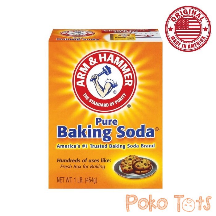 Arm &amp; Hammer Pure Baking Soda 454gr Bahan Pengembang Natrium Bikarbonat Original USA