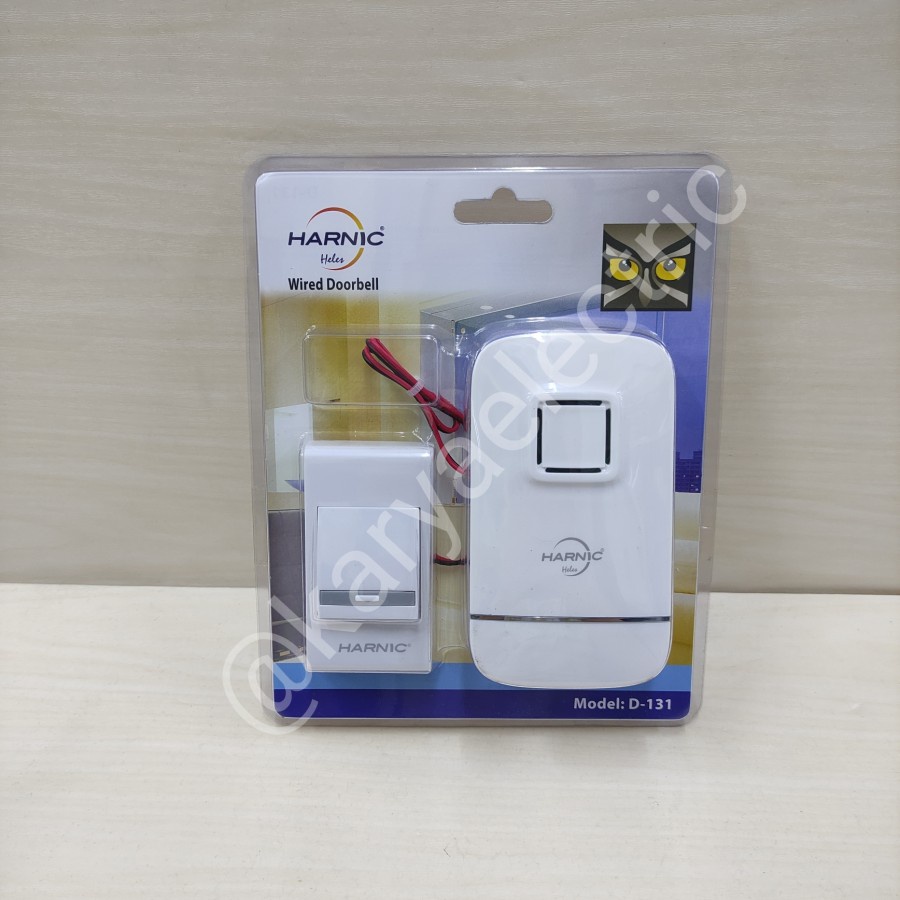 BEL PINTU KABEL Wired Door bell Heles D131 / Bel Pintu Harnic ORIGINAL