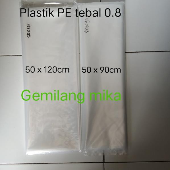 

♔ Plastik packing ikan koi tebal 0.8 MURAH - 50 x 90 cm ❉