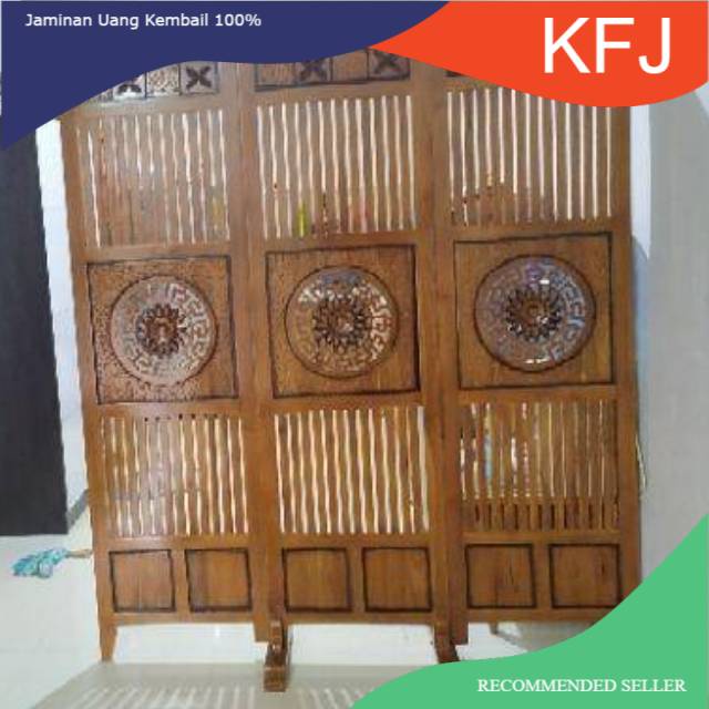 Pembatas ruangan kayu jati jepara minimalis ukir hongkong termurah antik penyekat ruang sketsel