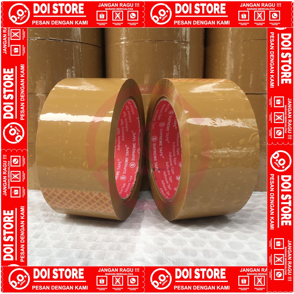 

LAKBAN 2" 48mm x 90 yard x 45 micron COKLAT / BROWN KUALITAS DAIMARU
