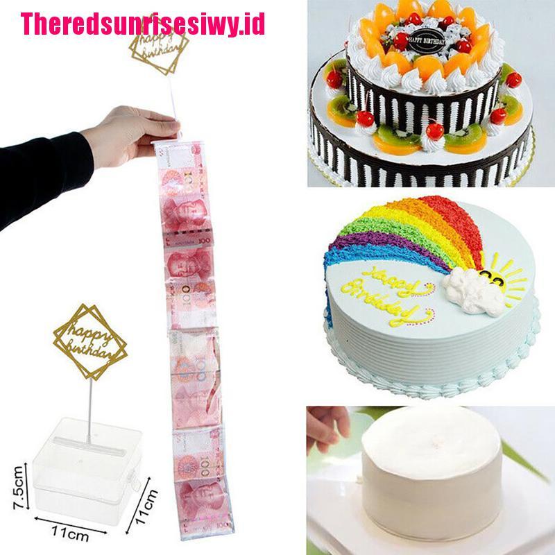 Kotak Cetakan Pembuatan Uang Kue Dapat Digunakan Kembali Untuk Ulang Tahun