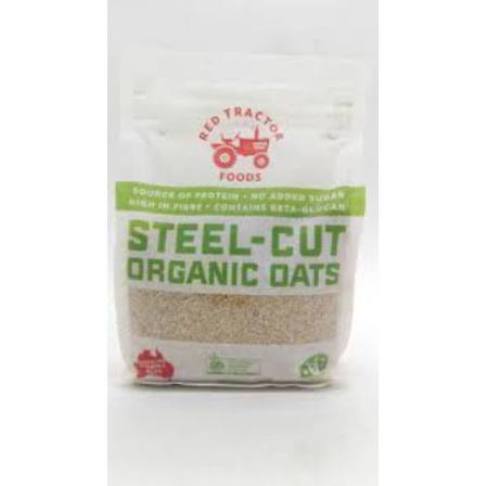 

RED TRACTOR ORGANIC STEEL CUT OAT 850GR