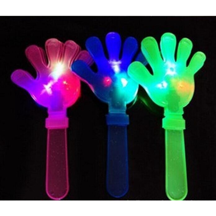 1pc Mainan Tepuk Tangan Dengan Lampu LED Untuk Dekorasi Pesta Anak