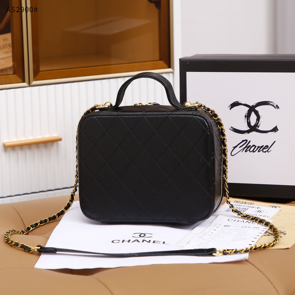 CH Gold Metalic Mesh Mini Crossbody Bag #AS2900