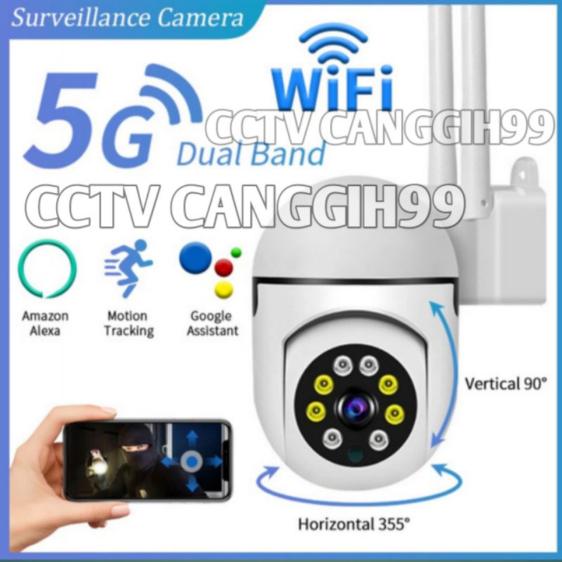 Kamera IP Cctv V380 Outdoor Mini 8 MP Speed Dome PTZ Mini