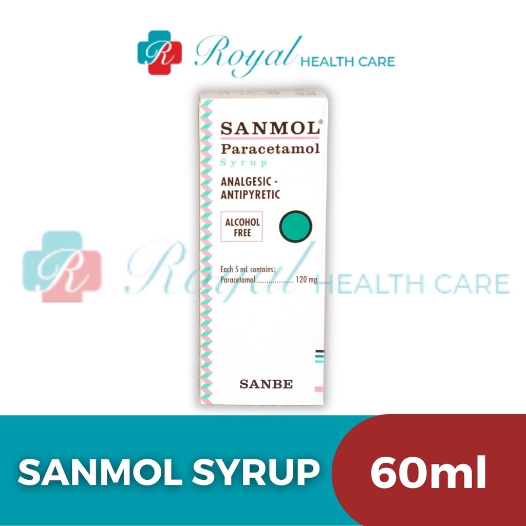 SANMOL PARACETAMOL SYRUP 60ML Obat Penurun Demam