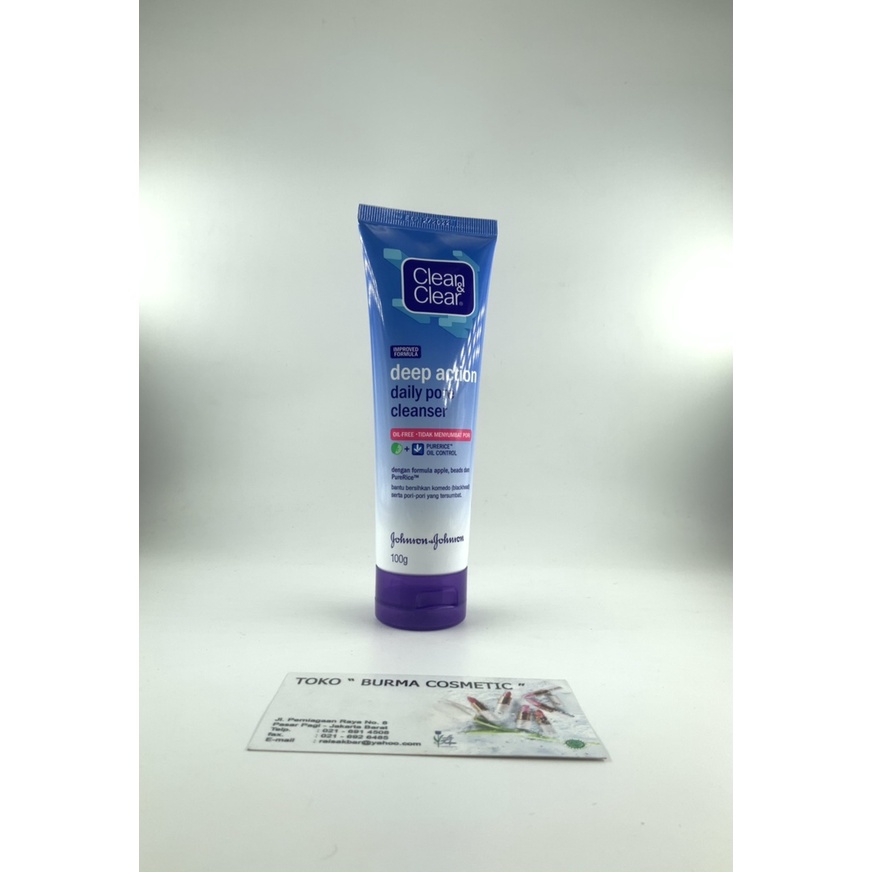 CLEAN &amp; CLEAR DAILY PORE CLEANSER 100 GR