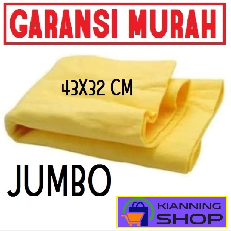 [COD] Kanebo Jumbo 43 X 32 Cm 43Cm 32 Cm Kain Lap Besar Plas Chamois Bisa Untuk Handuk Badan
