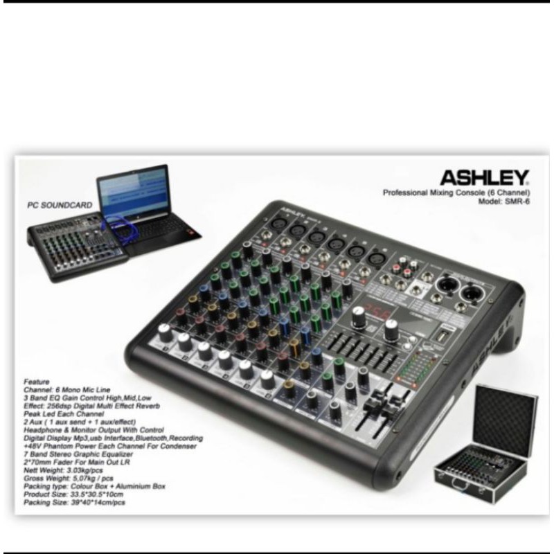 mixer audio Ashley SMR 6