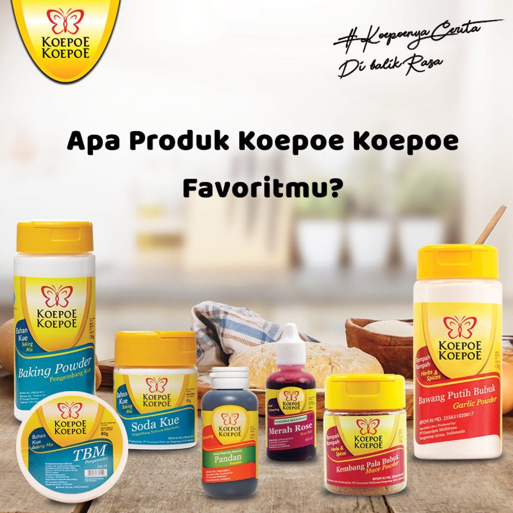 Aneka Bumbu Masakan cap Koepoe Koepoe - Bubuk Rempah-Rempah