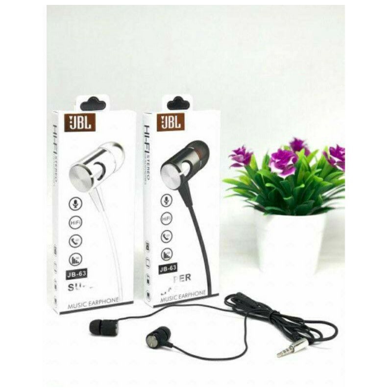 Handsfree Headset JBL Earphone JB-63 Handsfree Headset JBL Earphone