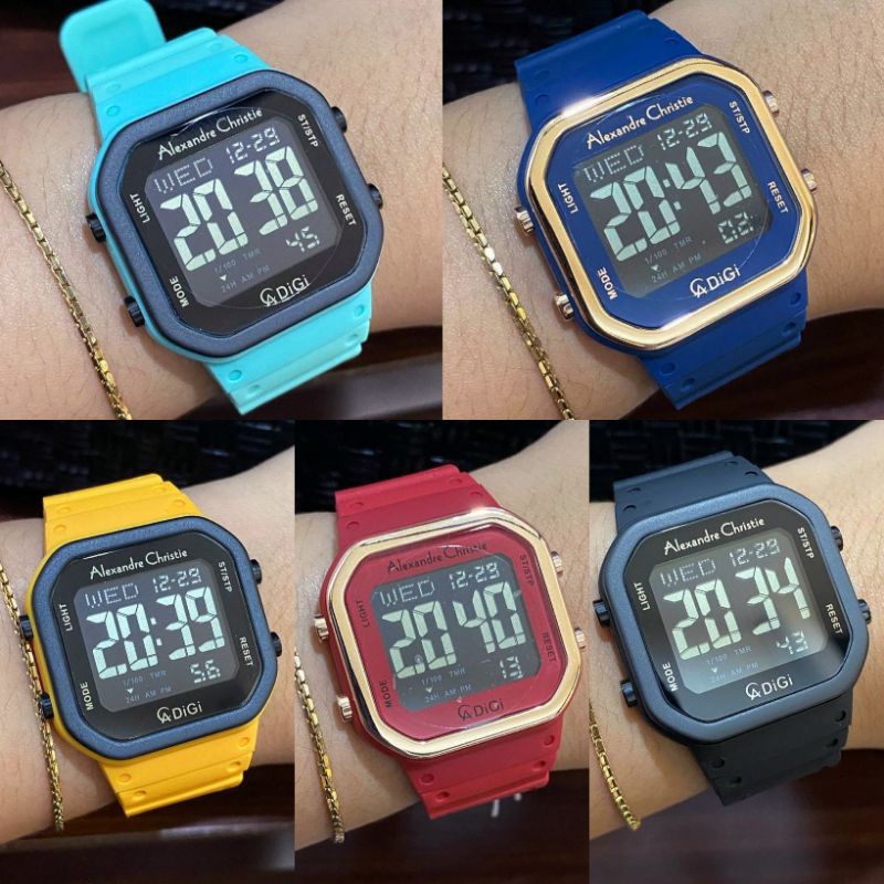 Jam Tangan Wanita Alexandre Christie Ac 9347 Lh Digi Original Fashion Wanita
