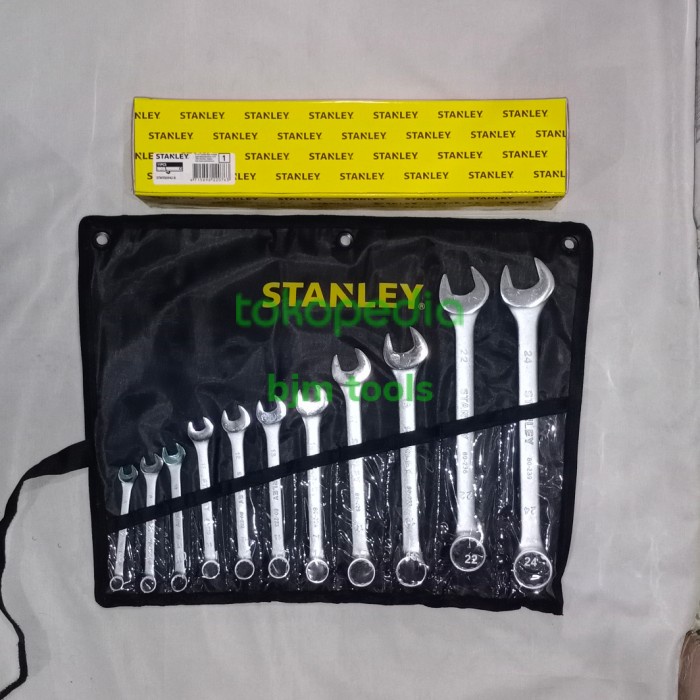 STANLEY kunci ring pas set 11pcs (8-24mm)