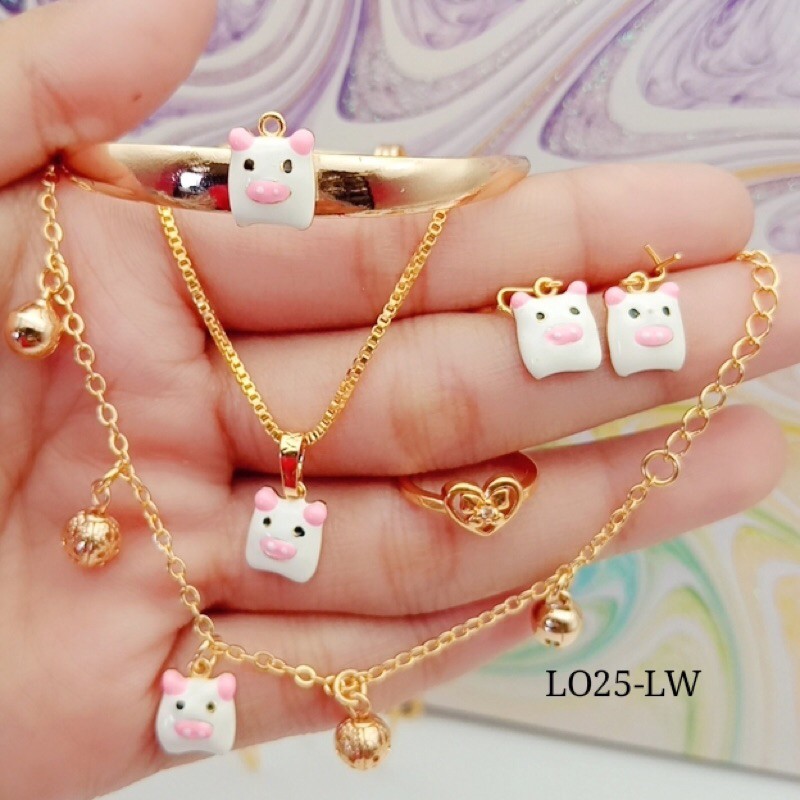xuping set perhiasan anak anak lapis mas tercantik