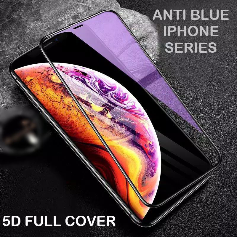 Tempered Glass Full Anti Blue Light/Radiasi iPhone 11 11 Pro 11 Pro Max 12 Pro 12 Pro Max 12 Mini Tg