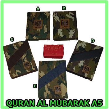 Promo Mushaf Al Quran Al Mubarak A5 (15x21) Motif Army Resleting