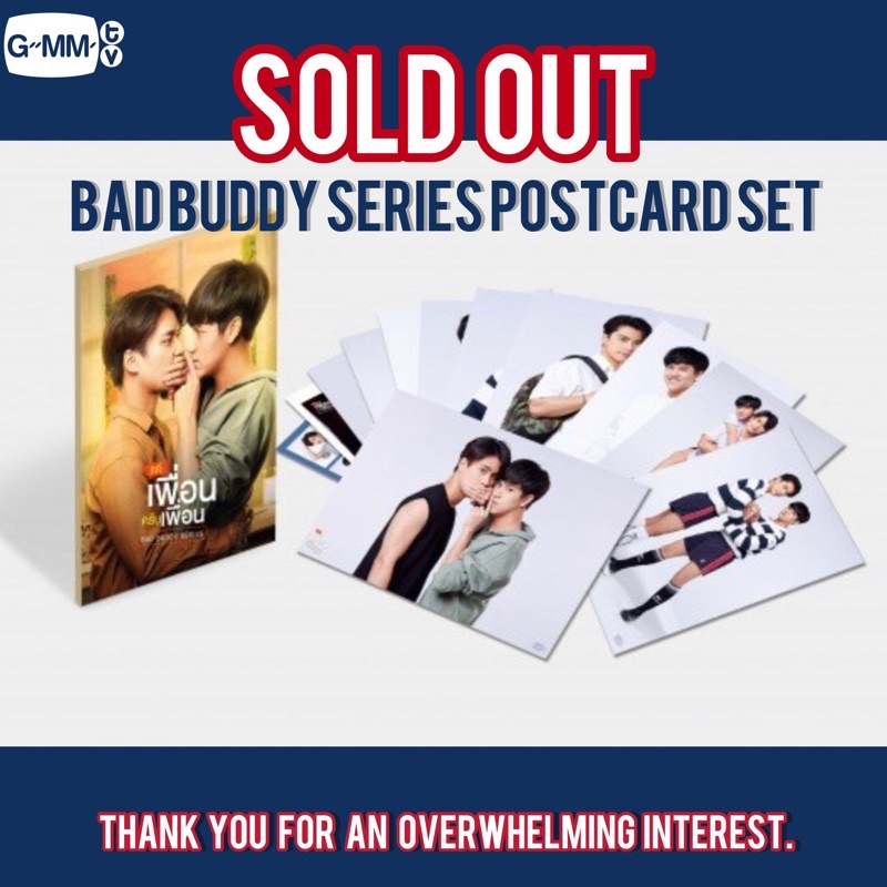 (SHARING - READY STOCK) BAD BUDDY SERIES : GMMTV Official Postcard