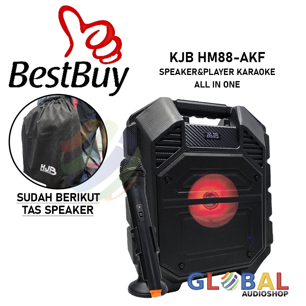 KJB HM88 AKF Speaker Player Karaoke Portable HM-88 HM88AKF Original HM 88