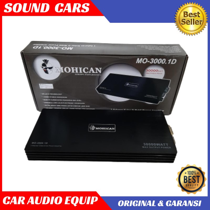 Power Amplifier Monoblock MOHICAN MO-3000.1D Power MONOBLOK MOHICAN Best Quality Garansi Original