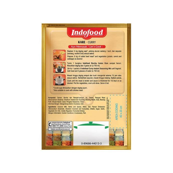 

BUMBU INDOFOOD KARE 45G (BOX) ISI 24 PCS