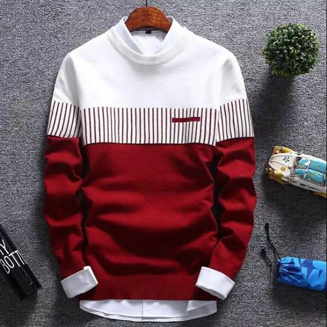 Sweater pria sweater rajut marcelo