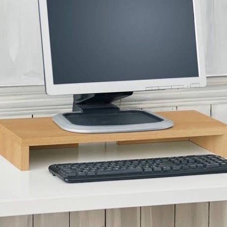 Meja Monitor / Alas Monitor / Stand Monitor / Jati Belanda Natural