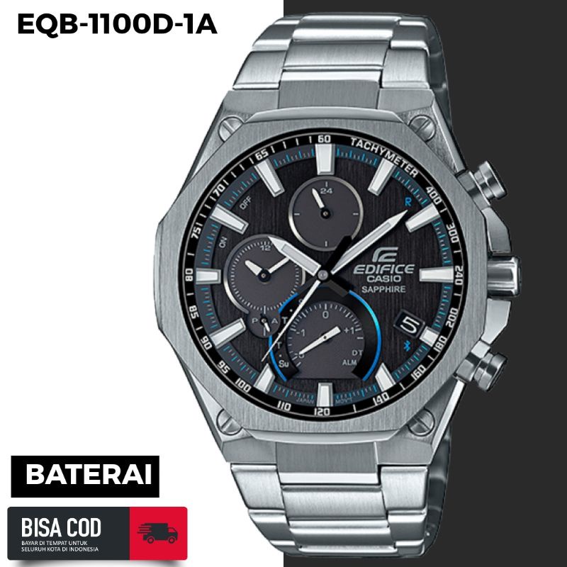 Jam Tangan Pria Merk Edifice ANALOG Tipe : EQB-1100D-1A