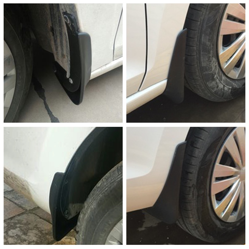 1 Set Mud Flap Pelindung Splash Untuk Fender Mobil Volkswagen Santana 2013 2014 2015