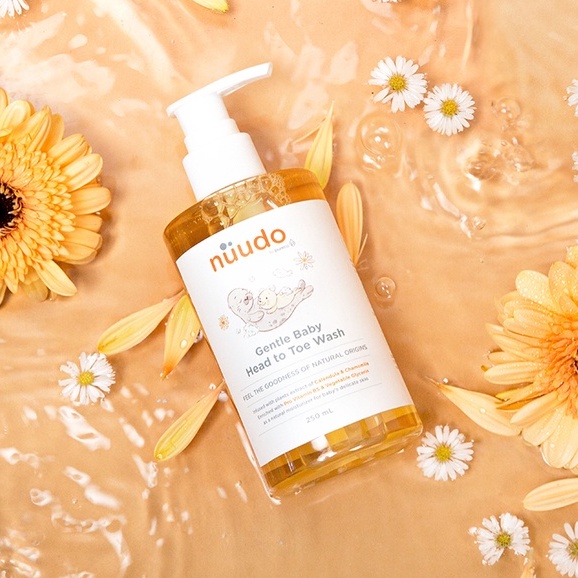 Nuudo Gentle Baby Head to Toe / Sabun Shampoo Bayi Anak 250ml