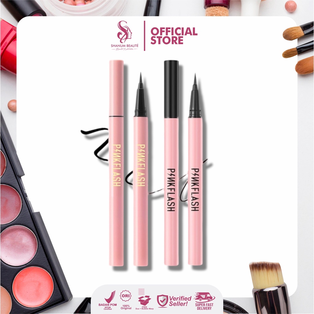 Jual Pinkflash Waterproof Easy Eyeliner PFE01 Shopee Indonesia