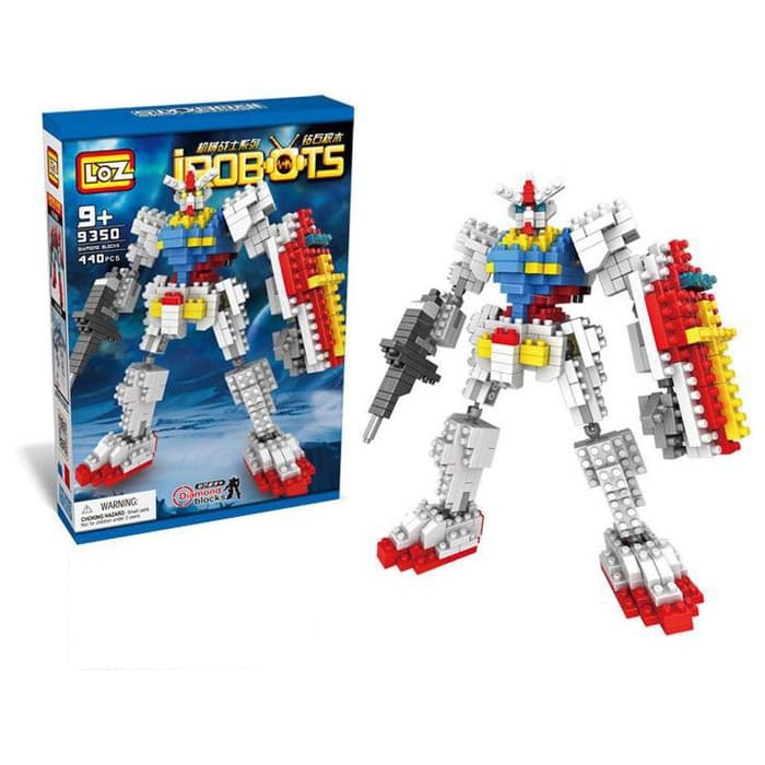 Lego Loz Irobots Gundam Building Nano Blocks Robot Brick