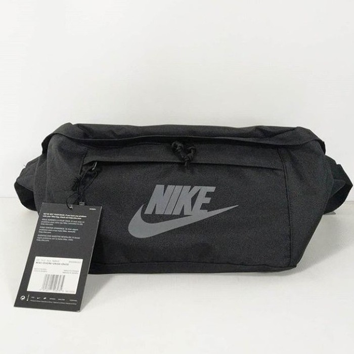 NIKE TECH HIP PACK BLACK / TAS NIKE / TAS GADGET / TAS NITENDO SWITCH Limited