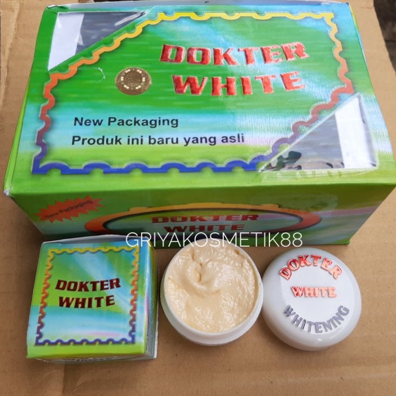 CREAM DOKTER WHITE ORIGINAL POT TIMBUL LUSINAN