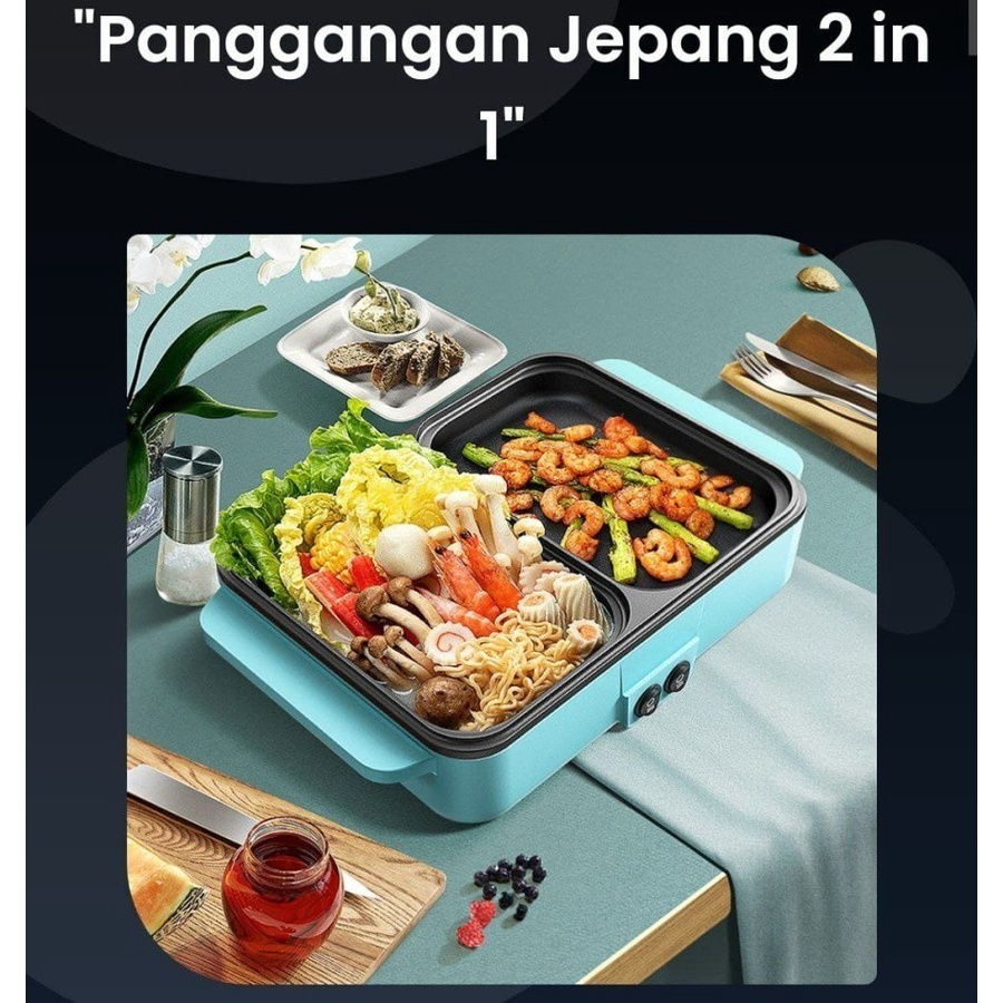 Panggangan Jepang 2 in 1 memasak lebih mudah dimana saja