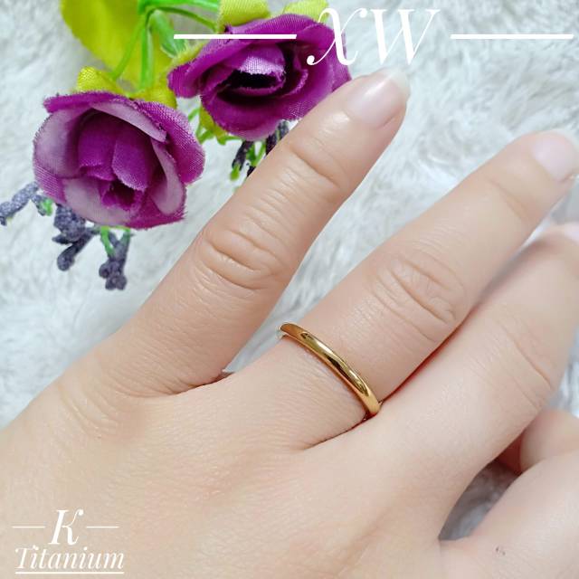 Cincin titanium anti karat RGL25/RGL26