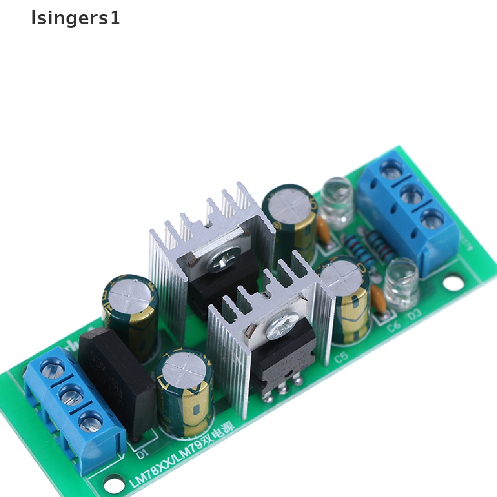 (lsingers1) Lm7812 + LM7912 regulator power supply dual voltage 12V