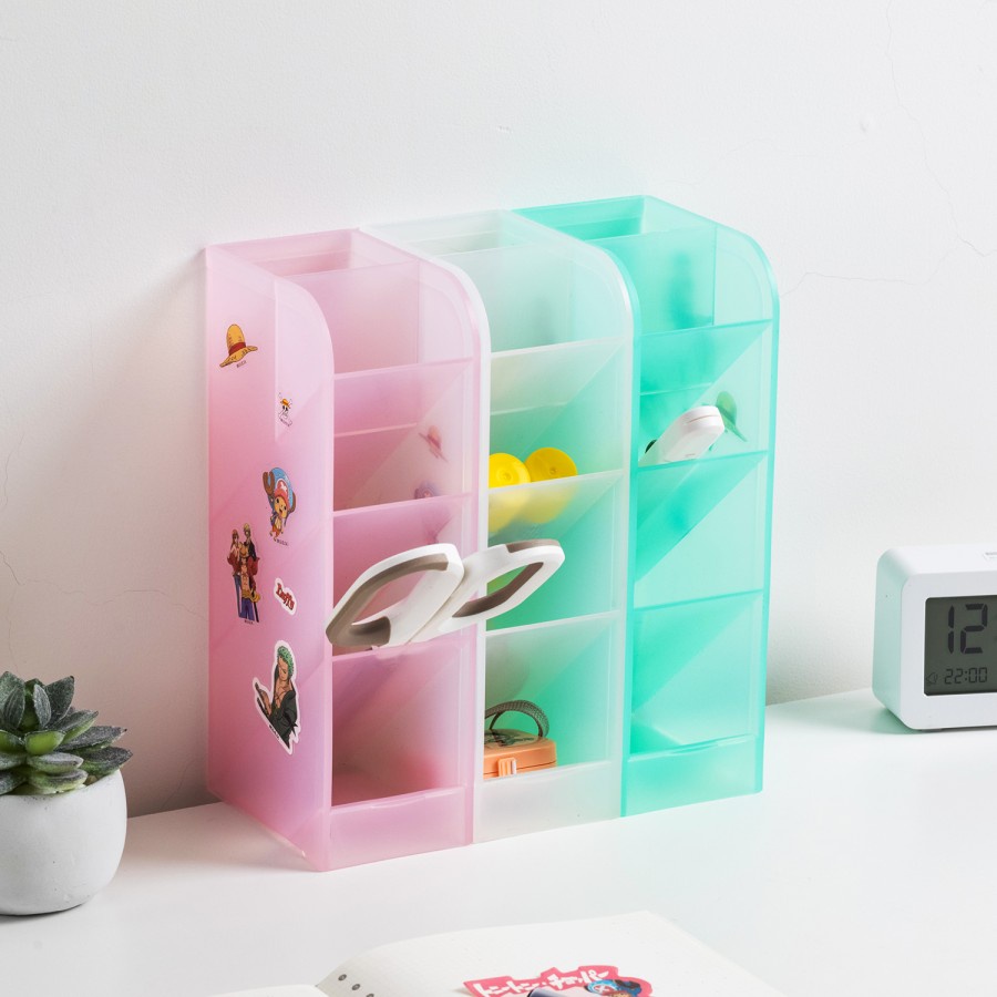 

Deli | Tempat Pulpen (Pen Holder) | 4 Compartment | Z71 One Piece