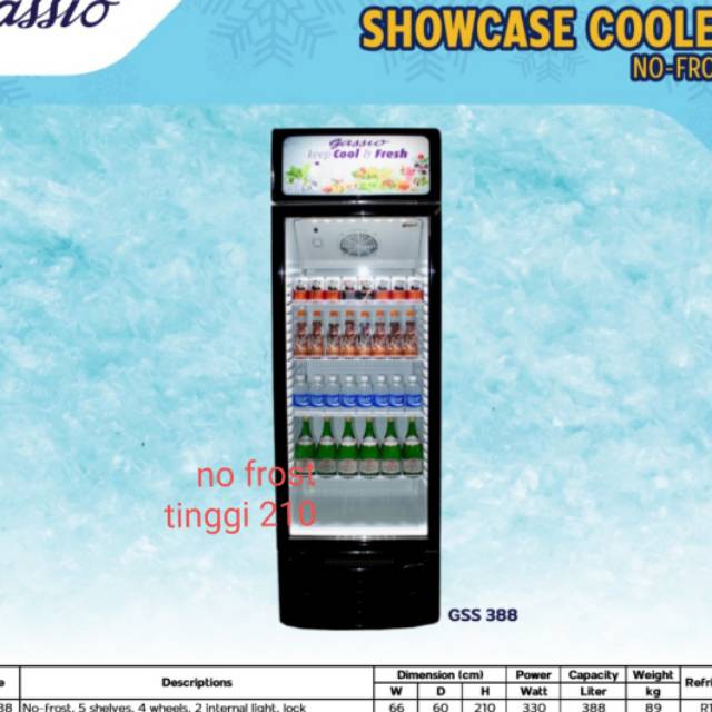 Showcase gassio gss- 388