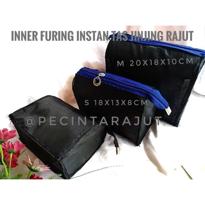 INNER TAS JINJING RAJUT / INNER TAS RAJUT / DALEMAN TAS / FURING TAS RAJUT