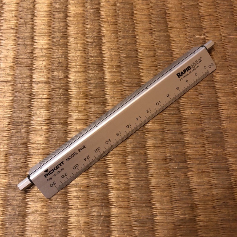 

Pickett 240E Rapid Rule Engineering scale penggaris teknik