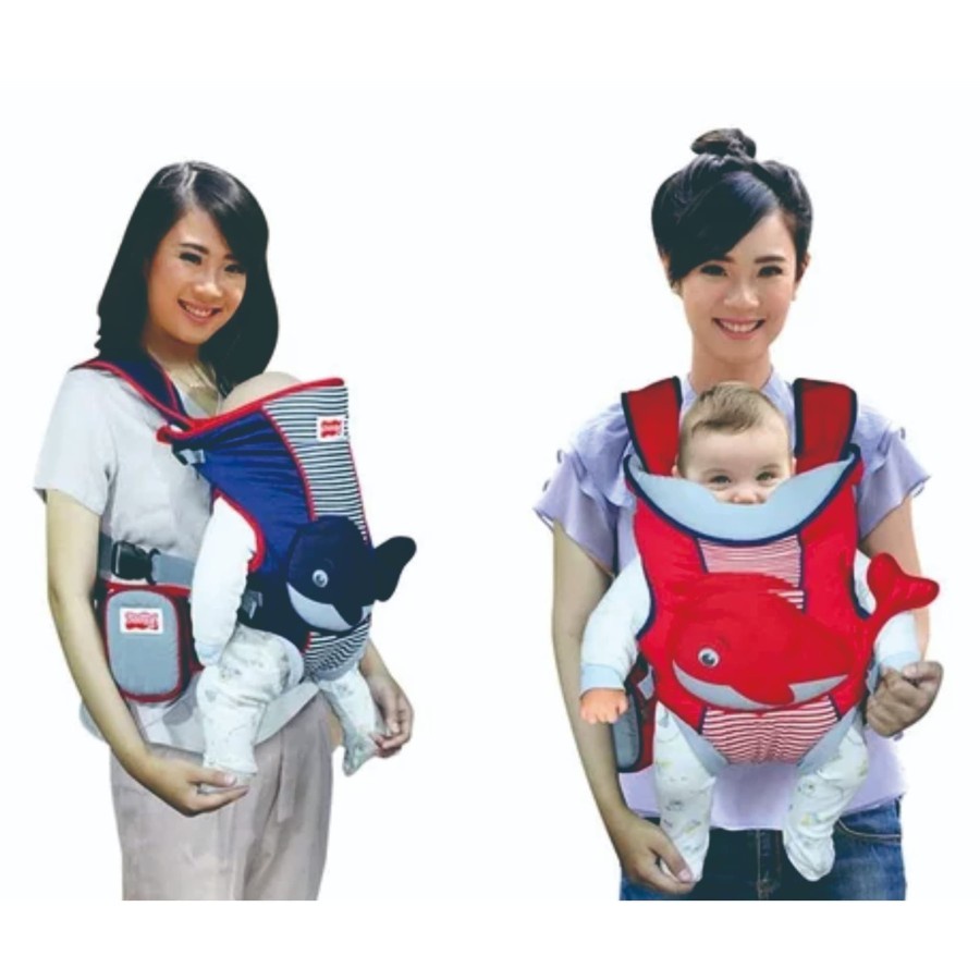DIALOGUE BABY Ransel 3 In 1 + Kantung Kecil Whales DGG4139