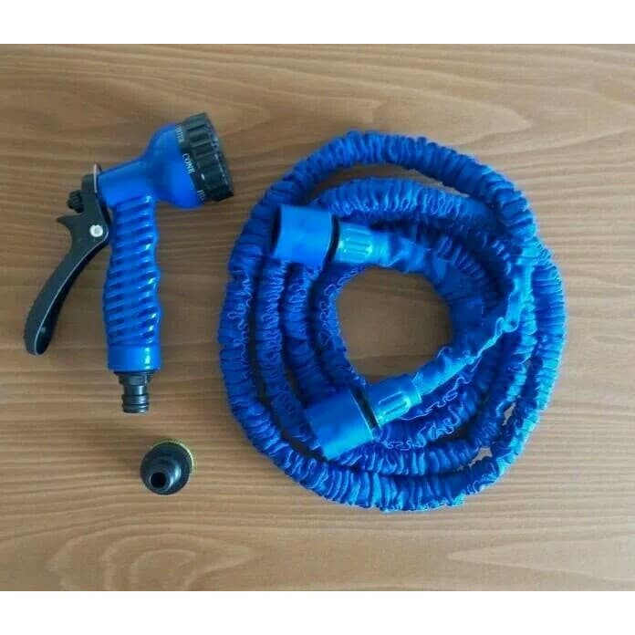 Magic Hose 15M 50Ft Selang+Kepala Cuci Motor Mobil Elastis Semprotan