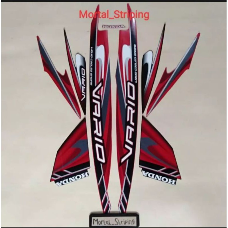 Jual STICKER STRIPING & LIS BODI HONDA MOTOR VARIO LAMA 110 KARBU 2009