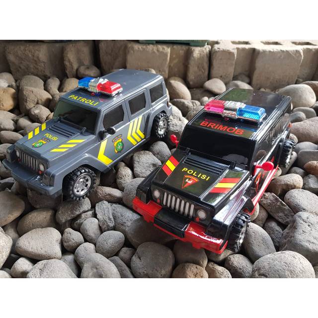 Mainan Mobil Polisi Brimob - Mainan Mobil Basarnas - Mainan Edukasi Anak