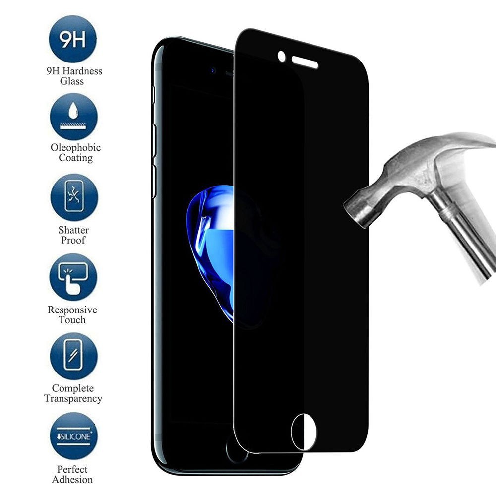 Privasi Anti-Peep Kaca Tempered Film iPhone11 Pro Max 6 6S 7 8P X / XS Max XR SE2020 Pelindung Layar iPhone-3