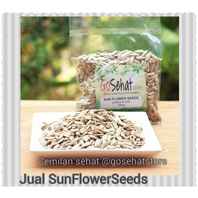 

SUNFLOWERSEEDS / BIJI BUNGA MATAHARI - 100gr